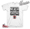 Retro 11 Fire Red Slipping Shirt
