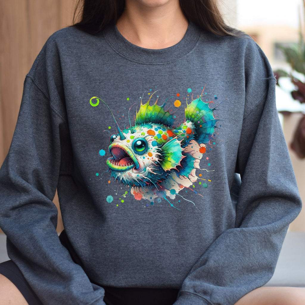 Artistic Anglerfish deep fish Color Splash Unisex product image 3