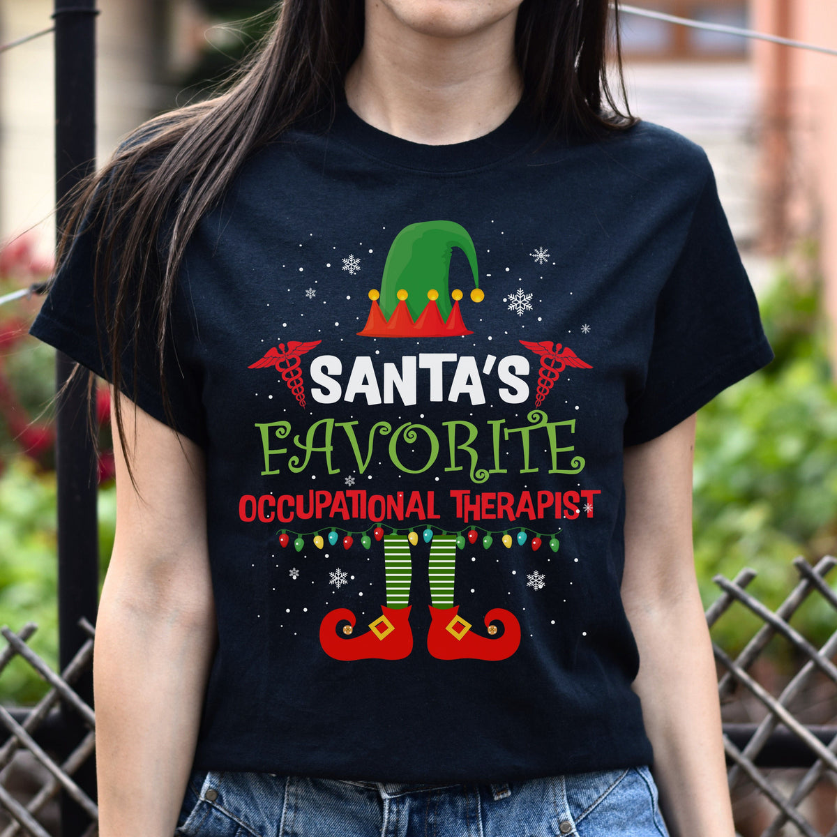 Santa's Favorite Occupational Therapist Christmas Unisex product image 3