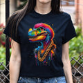 Tyrannosaurus Rex (T-Rex) in hip style Color Splash Unisex product image 1