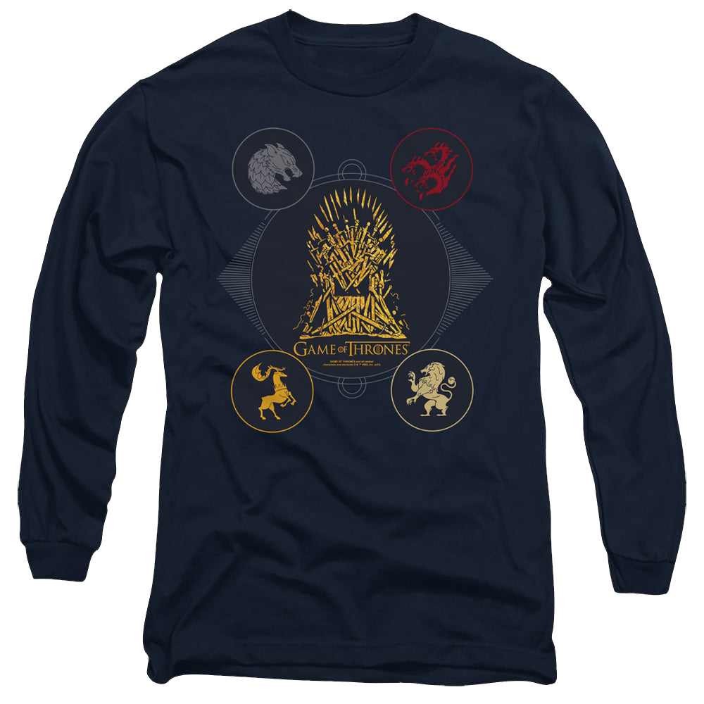 Game of Thrones 4 Houses 4 The Throne - Men's Long Sleeve product image 1