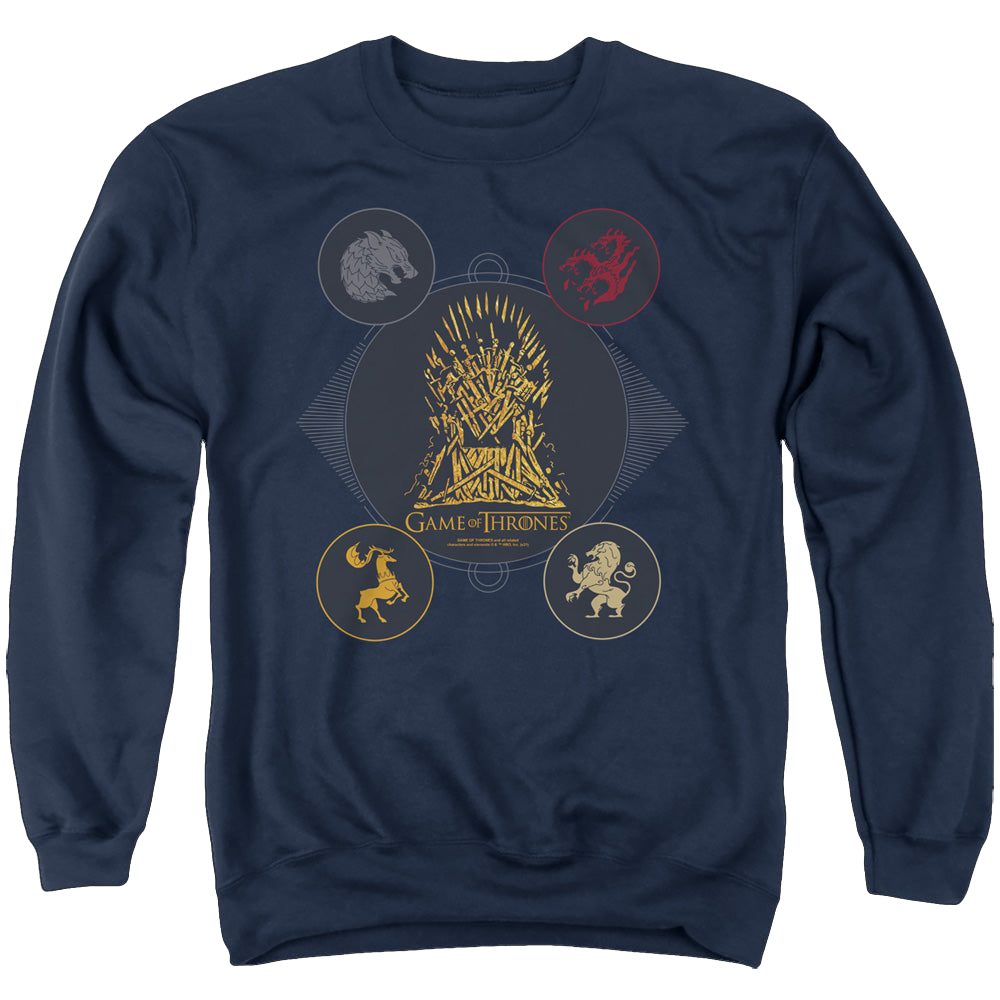 Game of Thrones 4 Houses 4 The Throne - Men's Crewneck product image 1