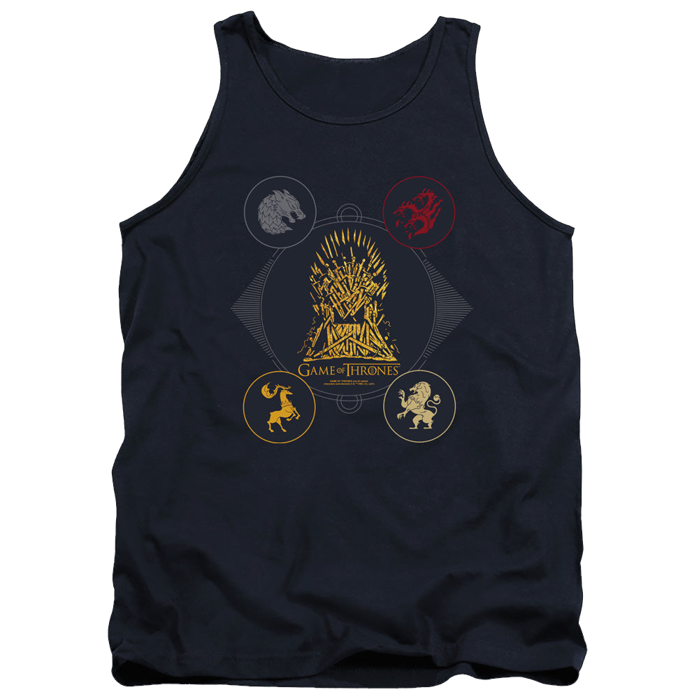 Game of Thrones 4 Houses 4 The Throne - Men's Tank Top