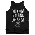Game of Thrones You Know Nothing Jon Snow - Men's Tank Top