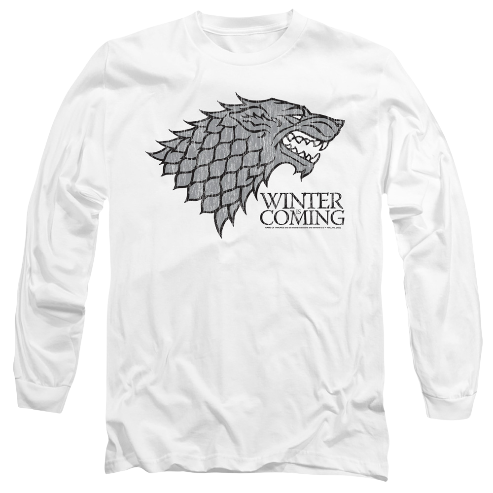 Game of Thrones Stark Winter Is Coming On White - Men's product image 1