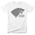 Game of Thrones Stark Winter Is Coming On White - Men's product image 1
