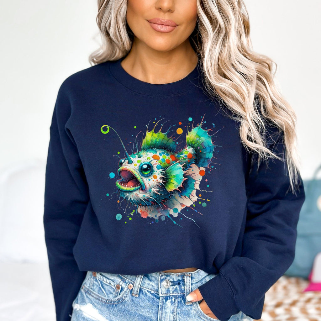 Artistic Anglerfish deep fish Color Splash Unisex product image 2