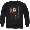 Hobbit Movie Trilogy, The Gloin Poster - Men's Crewneck Sweatshirt
