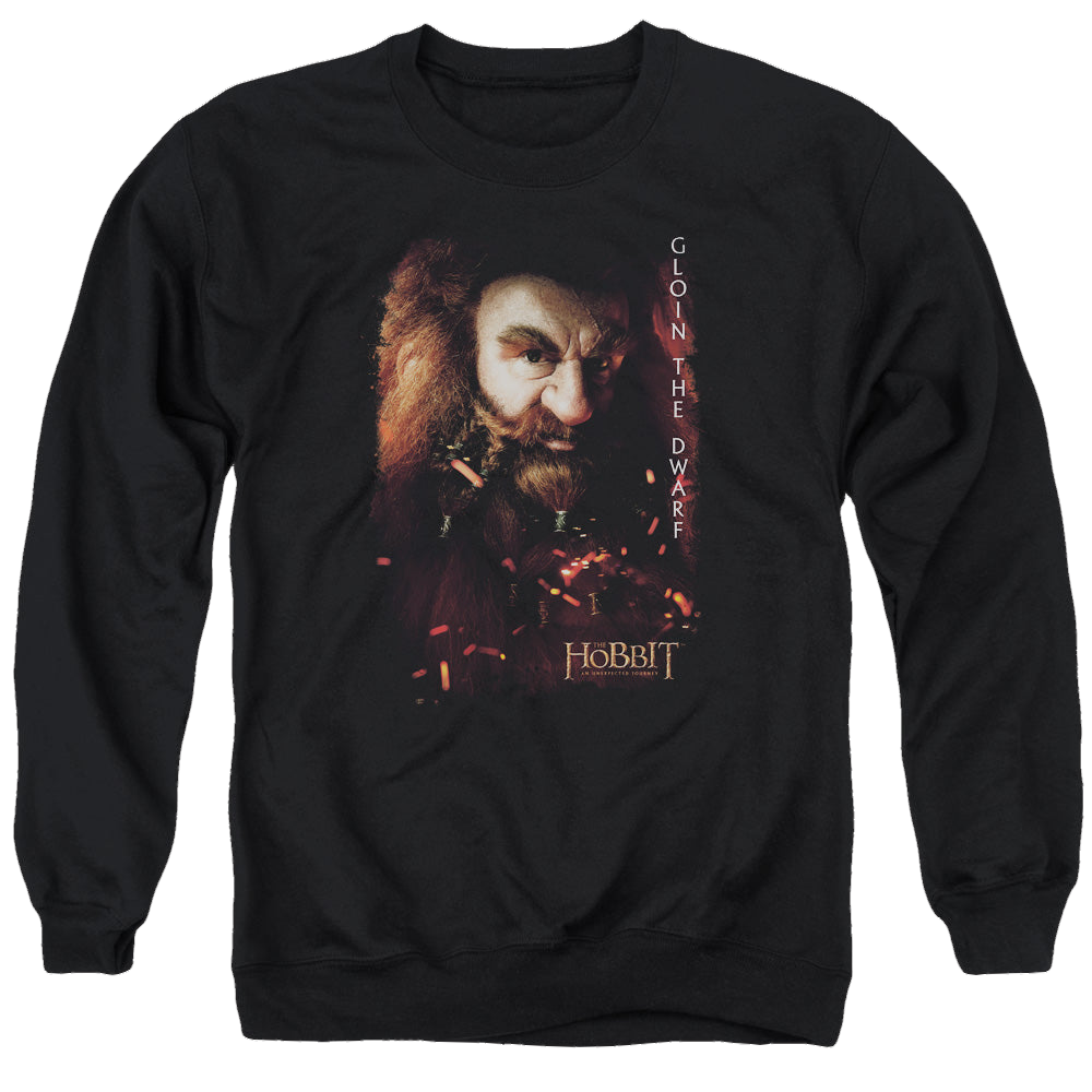 Hobbit Movie Trilogy, The Gloin Poster - Men's Crewneck Sweatshirt