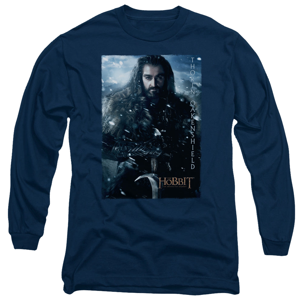 Hobbit Movie Trilogy, The Thorin Poster - Men's Long Sleeve T-Shirt