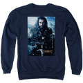 Hobbit Movie Trilogy, The Thorin Poster - Men's Crewneck Sweatshirt