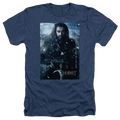 Hobbit Movie Trilogy, The Thorin Poster - Men's Heather T-Shirt