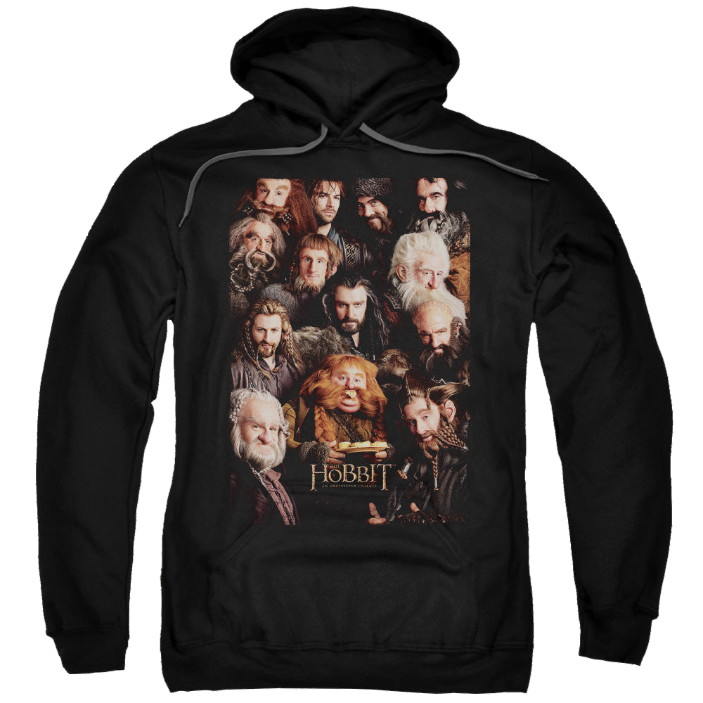 Hobbit Movie Trilogy, The Dwarves Poster - Pullover Hoodie