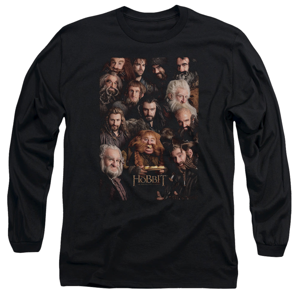 Hobbit Movie Trilogy, The Dwarves Poster - Men's Long Sleeve T-Shirt