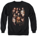 Hobbit Movie Trilogy, The Dwarves Poster - Men's Crewneck Sweatshirt