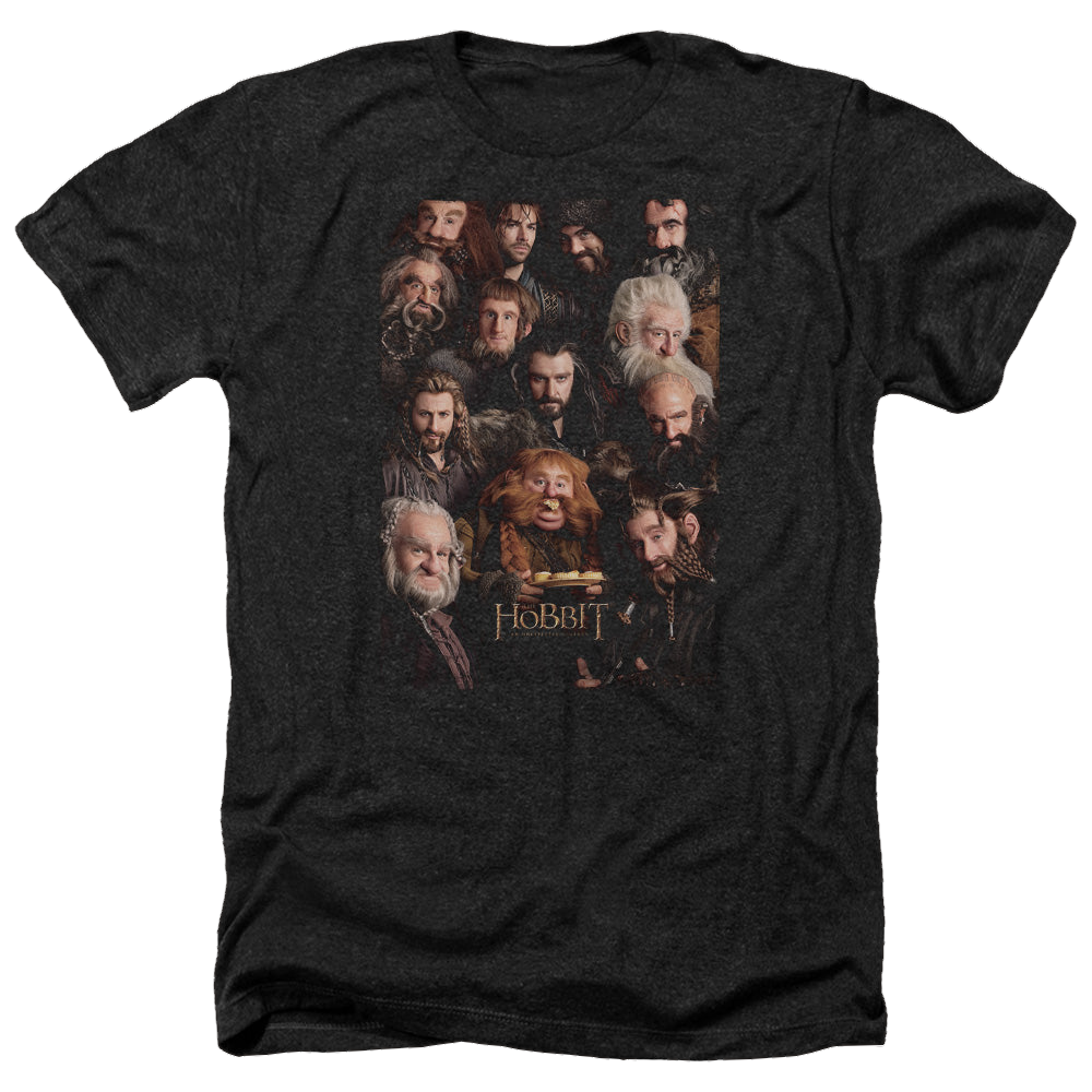 Hobbit Movie Trilogy, The Dwarves Poster - Men's Heather T-Shirt