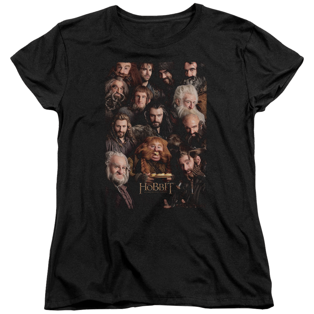 Hobbit Movie Trilogy, The Dwarves Poster - Women's T-Shirt