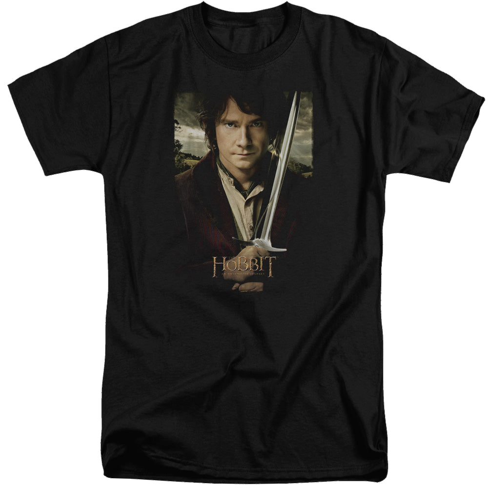 Hobbit Movie Trilogy, The Baggins Poster - Men's Tall Fit T-Shirt