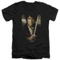 Hobbit Movie Trilogy, The Baggins Poster - Men's V-Neck T-Shirt