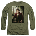 Hobbit Movie Trilogy, The Bilbo Poster - Men's Long Sleeve T-Shirt