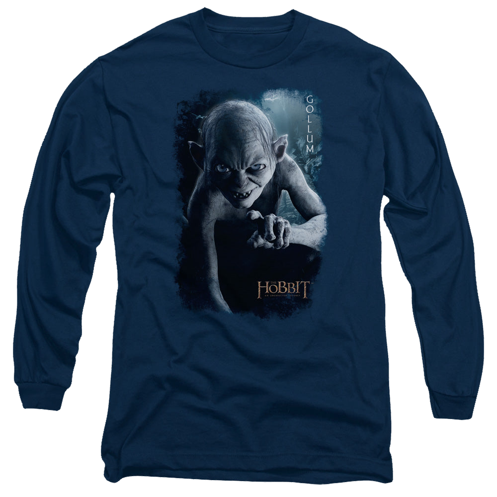 Hobbit Movie Trilogy, The Gollum Poster - Men's Long Sleeve T-Shirt