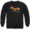 Hobbit Movie Trilogy, The Smaug On Fire - Men's Crewneck product image 1