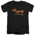 Hobbit Movie Trilogy, The Smaug On Fire - Men's V-Neck product image 1
