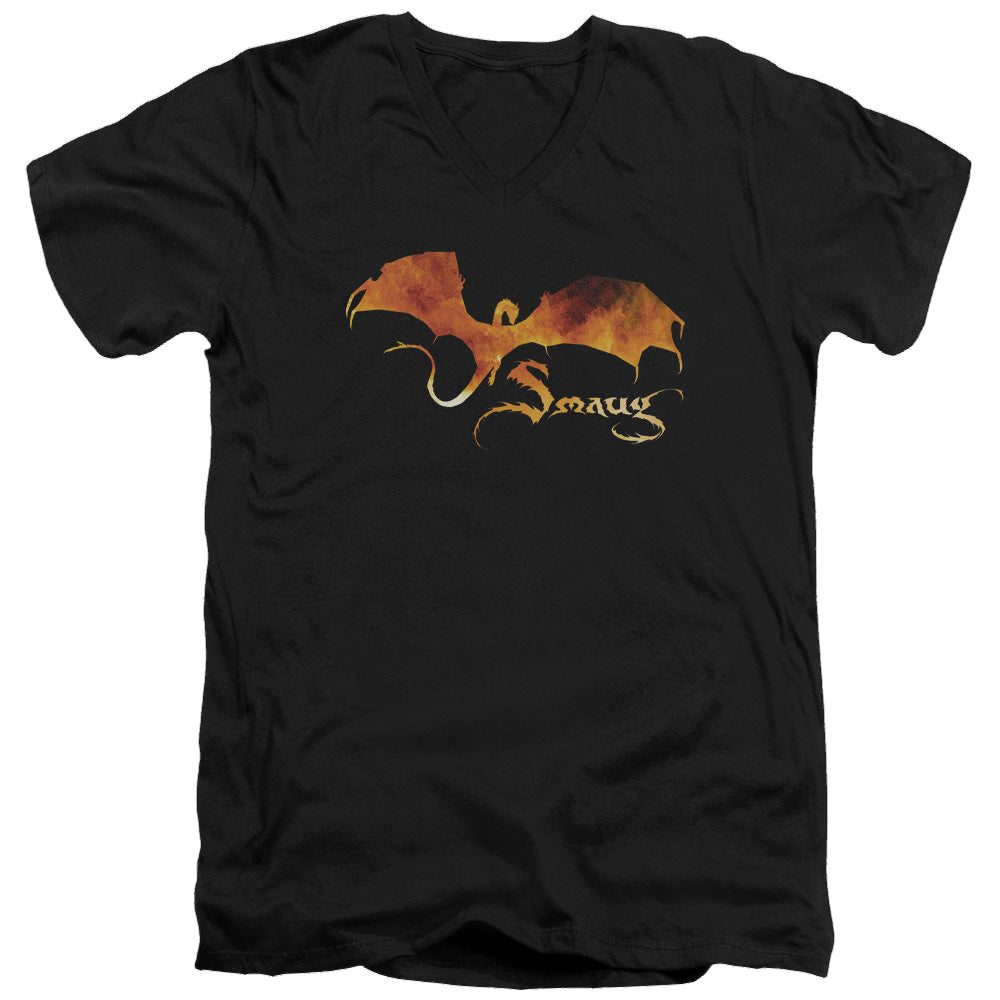 Hobbit Movie Trilogy, The Smaug On Fire - Men's V-Neck product image 1