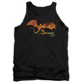 Hobbit Movie Trilogy, The Smaug On Fire - Men's Tank Top