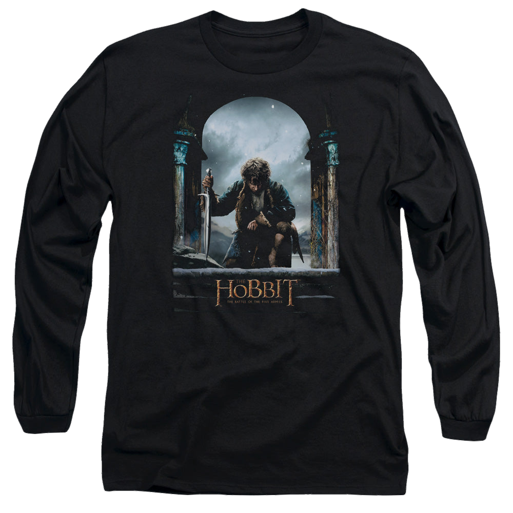 Hobbit Movie Trilogy, The Bilbo Poster - Men's Long Sleeve T-Shirt