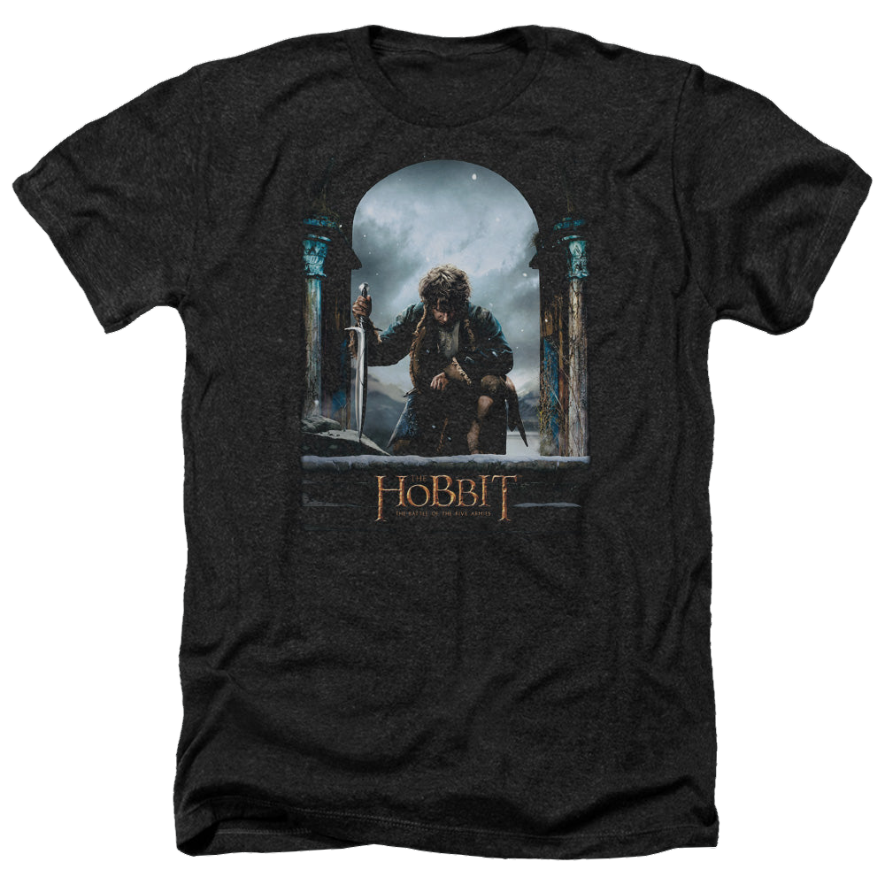 Hobbit Movie Trilogy, The Bilbo Poster - Men's Heather T-Shirt