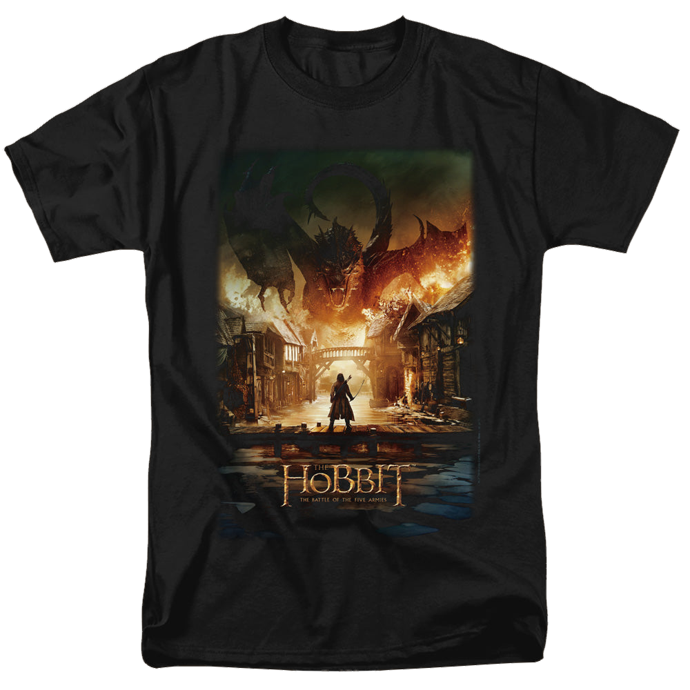 Hobbit Movie Trilogy, The Smaug Poster - Men's Regular Fit T-Shirt