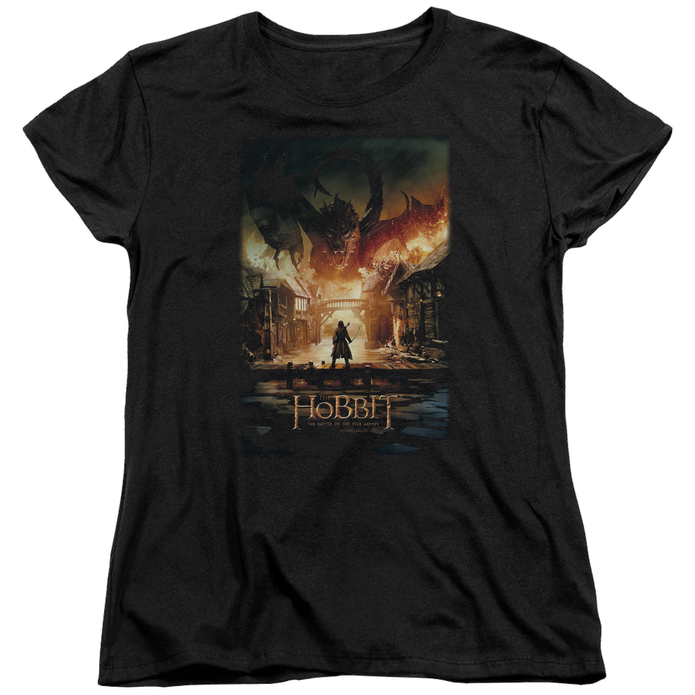 Hobbit Movie Trilogy, The Smaug Poster - Women's T-Shirt