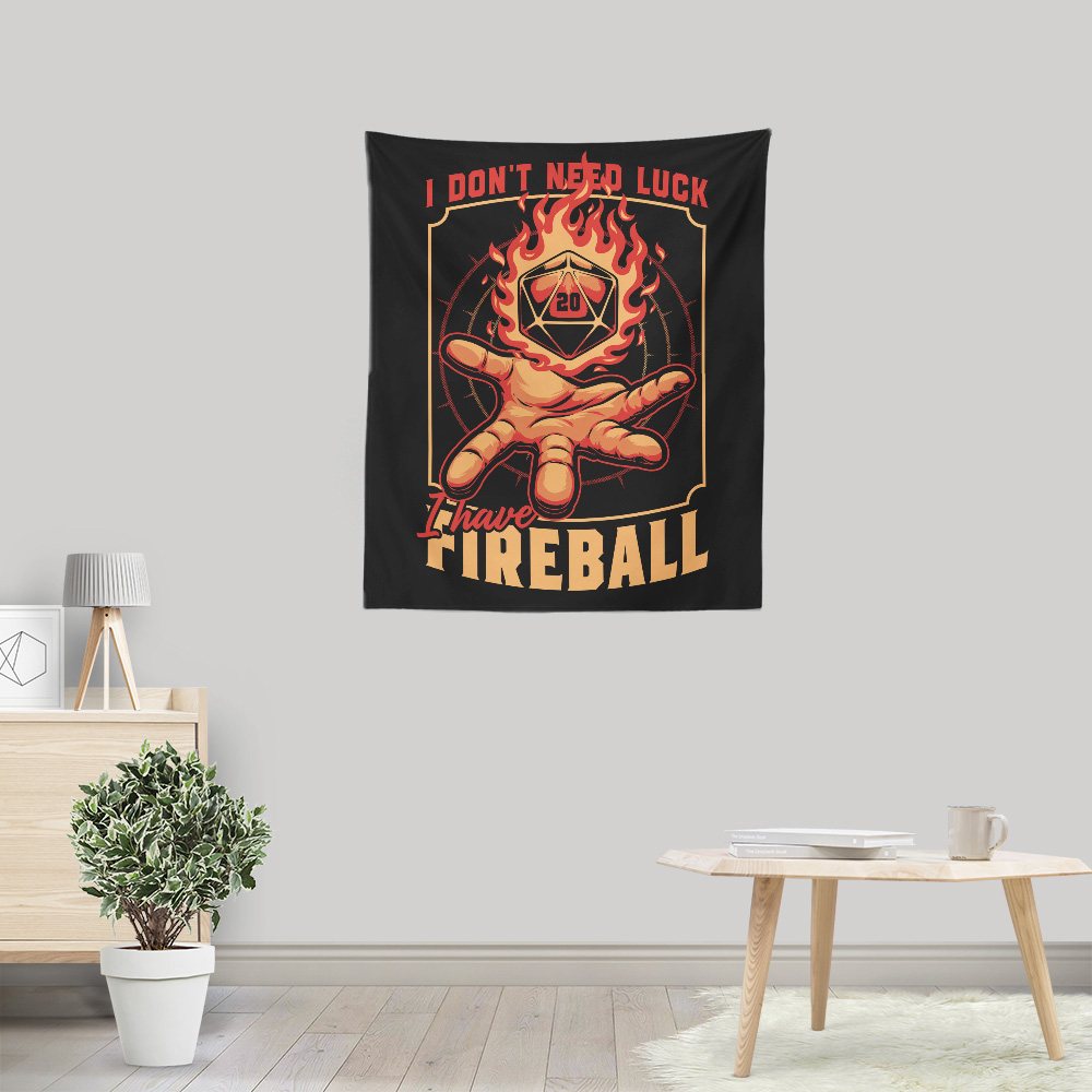 I Don't Need Luck - Wall Tapestry