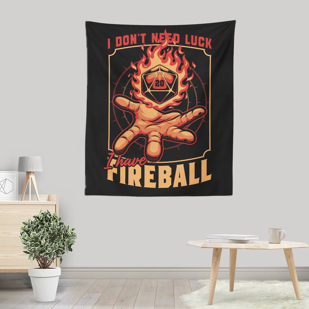 I Don't Need Luck - Wall Tapestry