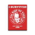 I Survived Vigo - Canvas Print