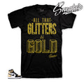Retro 1 Gold Toe Glitters Shirt