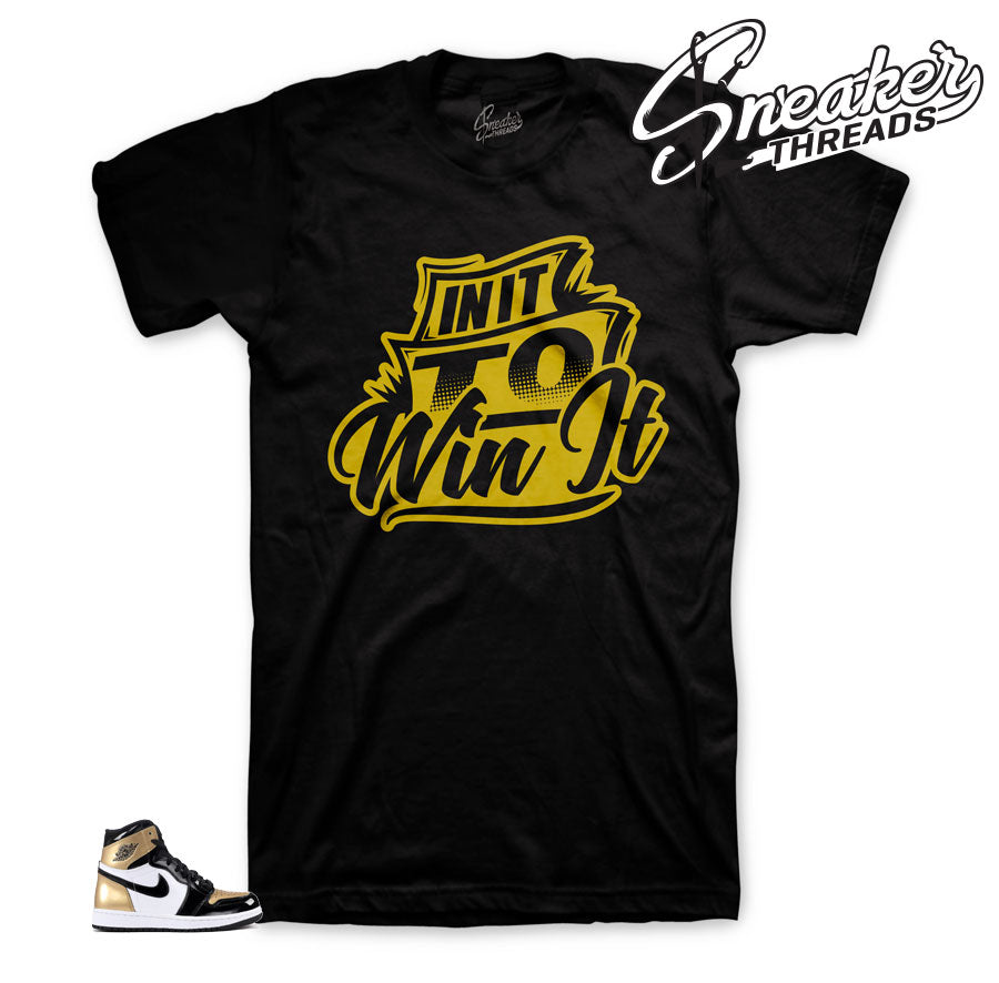 Retro 1 Gold Toe Win It Shirt