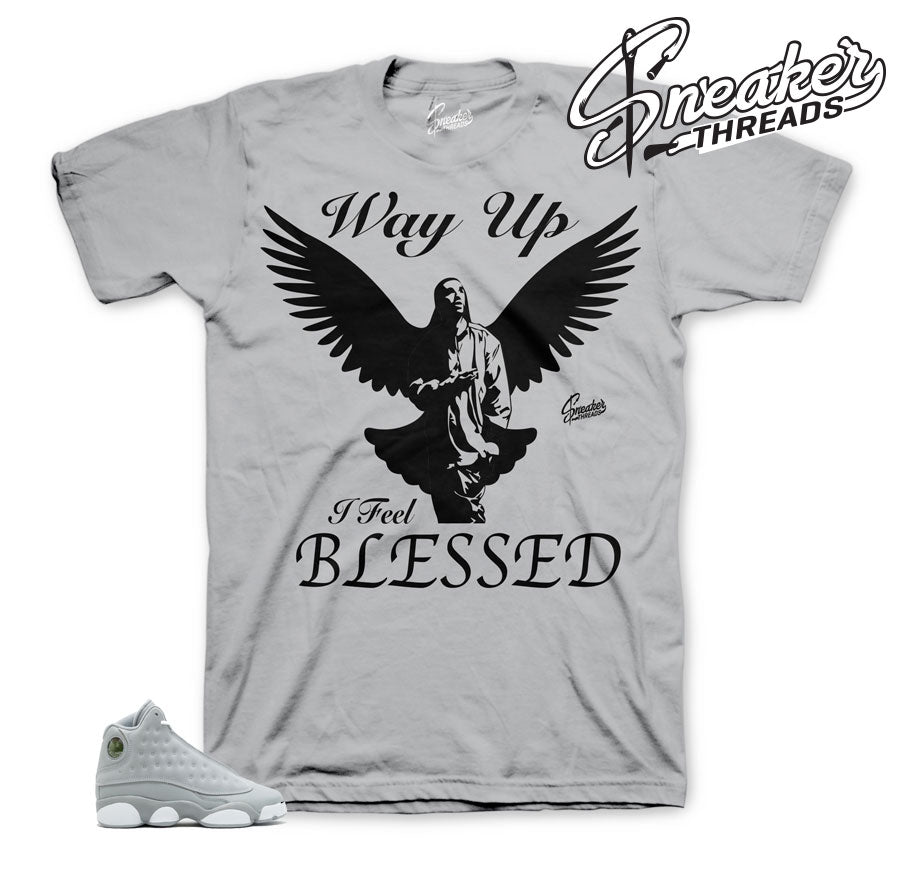 Retro 13 wolf Grey Way Up Shirt