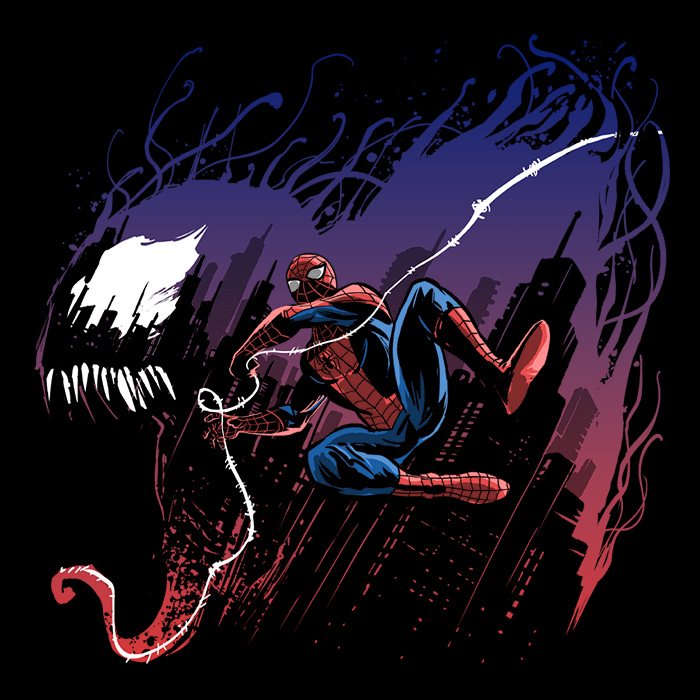 Midnight Spider - Canvas Print