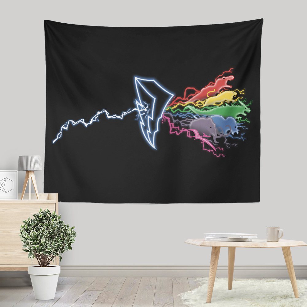 Morphin' Side of the Zords - Wall Tapestry