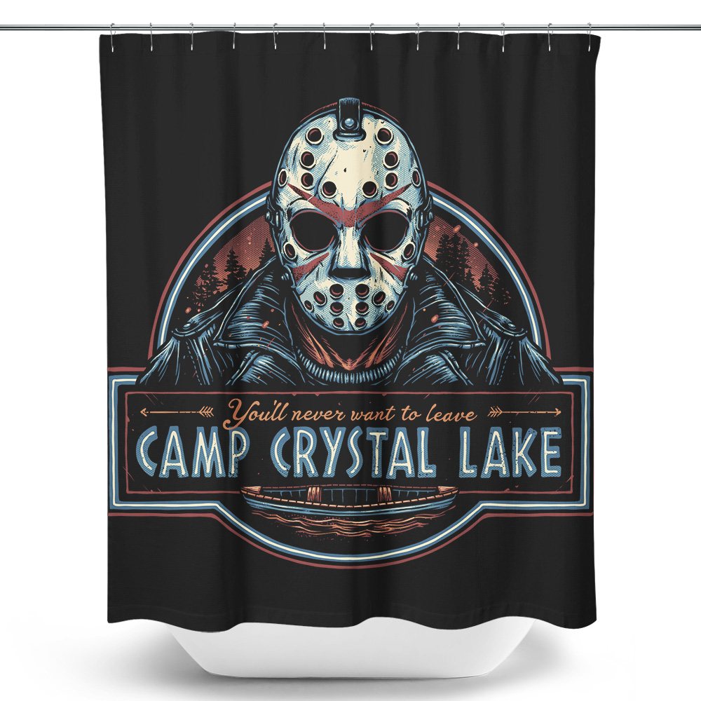 Never Leave the Camp - Shower Curtain