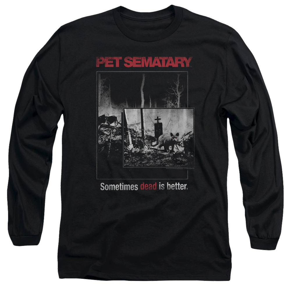 Pet Sematary Cat Poster - Men's Long Sleeve T-Shirt