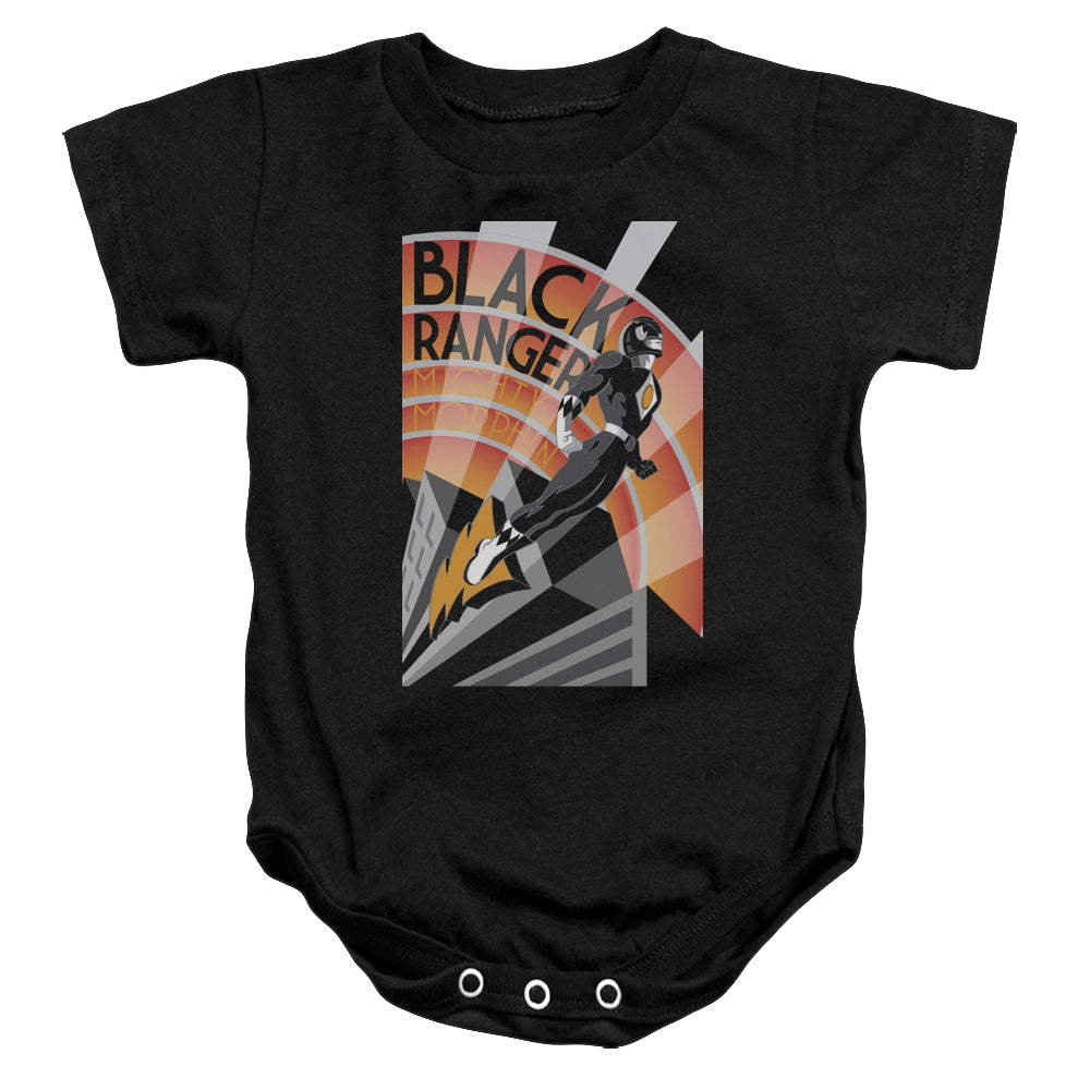 Mighty Morphin Power Rangers Black Ranger Deco - Baby Bodysuit