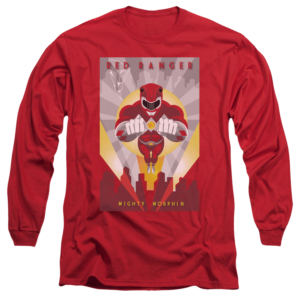 Mighty Morphin Power Rangers Red Deco - Men's Long Sleeve product image 1