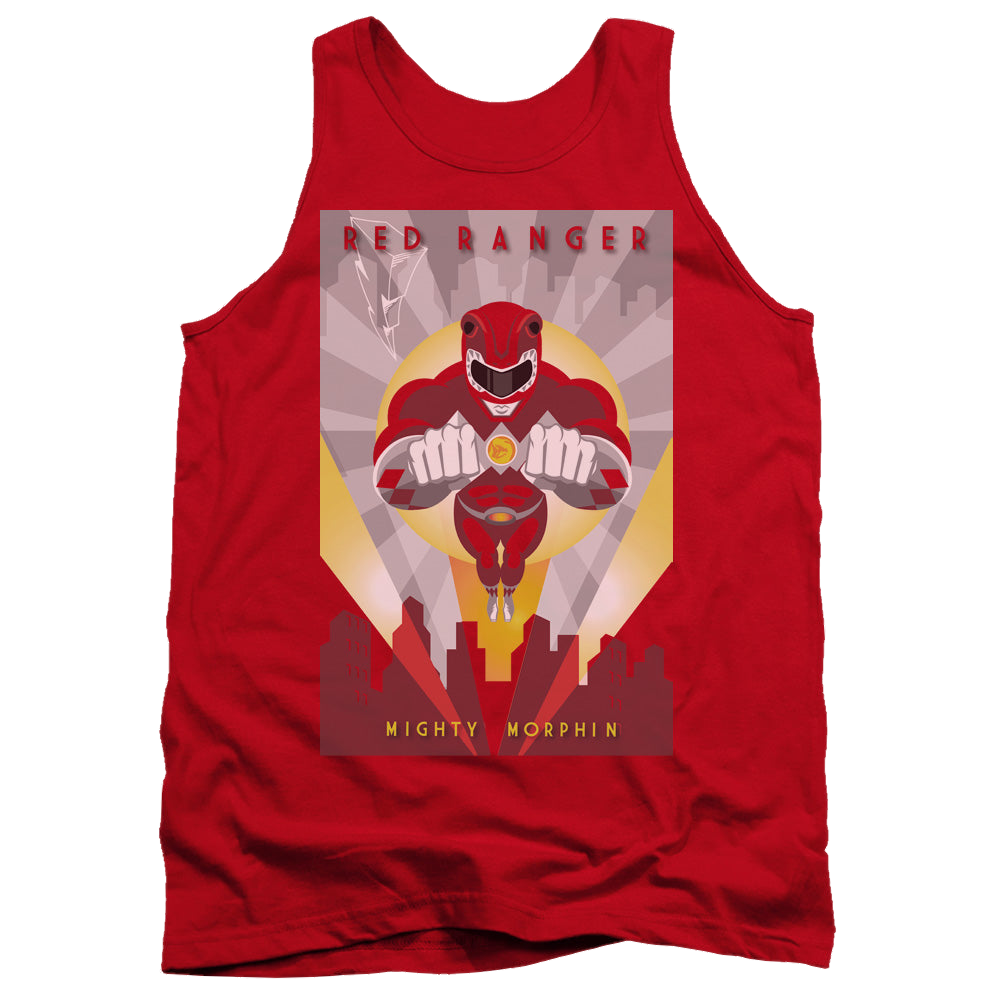 Mighty Morphin Power Rangers Red Deco - Men's Tank Top