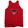 Mighty Morphin Power Rangers Red Ranger Mask - Men's Tank Top