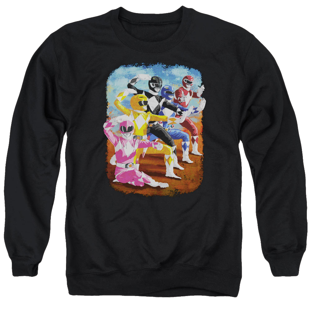 Mighty Morphin Power Rangers Impressionist - Men's Crewneck product image 1