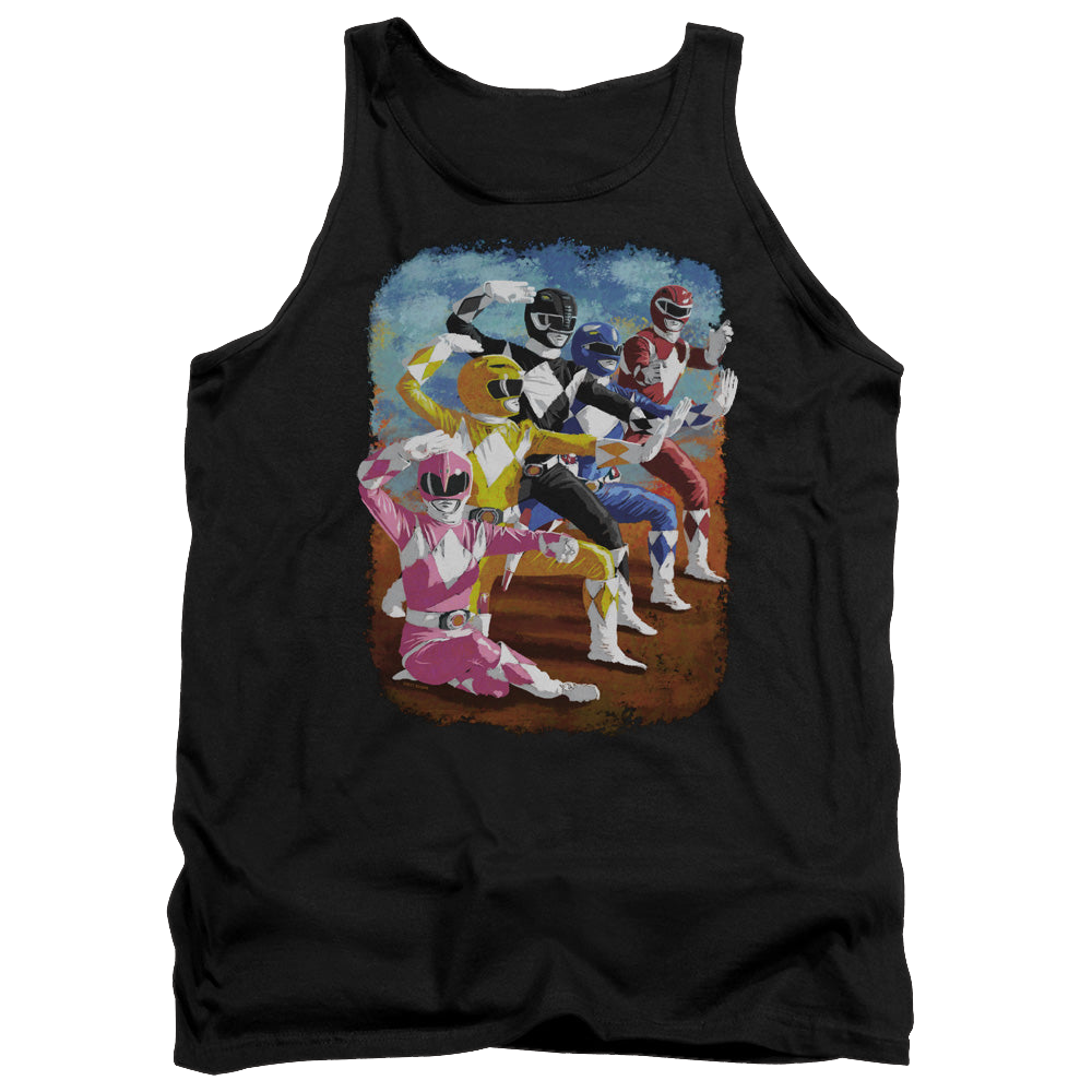 Mighty Morphin Power Rangers Impressionist Rangers - Men's Tank Top