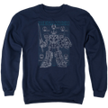 Mighty Morphin Power Rangers Mega Plans - Men's Crewneck product image 1